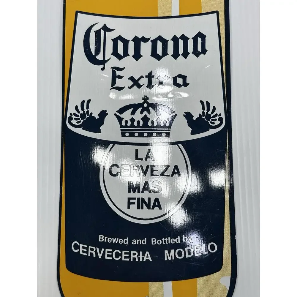VTG 80's CORONA EXTRA TIN‎ BEER BOTTLE ADVERTISING SIGN 20